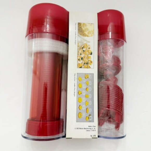 Hutzler Cookie Press & Food Decorator Easy Action 23 Piece Set New - Picture 2 of 4